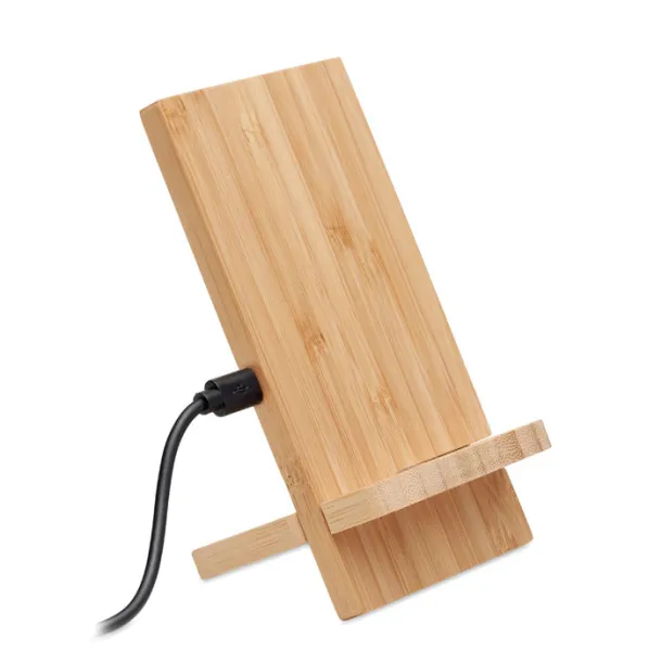 WHIPPY PLUS Wireless charger phone stand Wood