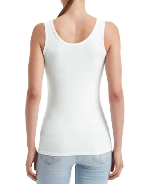  WOMEN'S STRETCH TANK - Anvil White