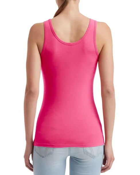  WOMEN'S STRETCH TANK - Anvil Hot Pink