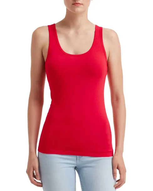  WOMEN'S STRETCH TANK - Anvil Red