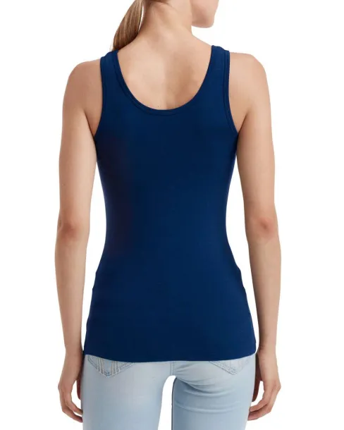  WOMEN'S STRETCH TANK - Anvil Navy