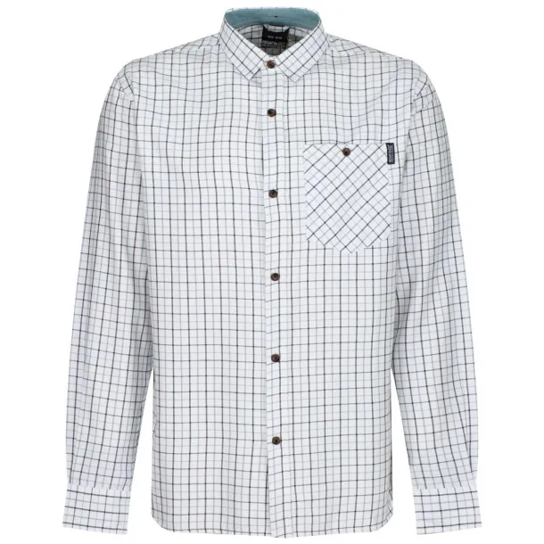  TATTERSALL CHECK SHIRT - Regatta Green Check #565C51