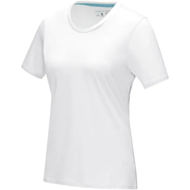 Azurite short sleeve women’s GOTS organic t-shirt - Elevate NXT White