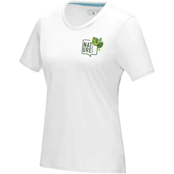 Azurite short sleeve women’s GOTS organic t-shirt - Elevate NXT White