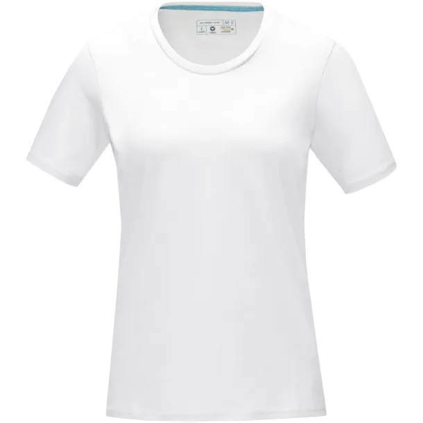 Azurite short sleeve women’s GOTS organic t-shirt - Elevate NXT White