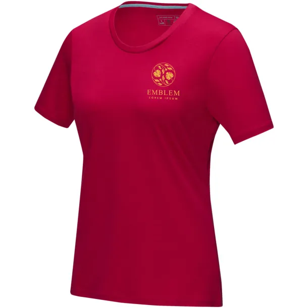 Azurite short sleeve women’s GOTS organic t-shirt - Elevate NXT Red