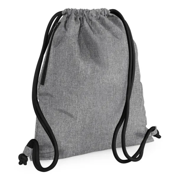  Icon Gymsac - Bagbase Grey Marl Black