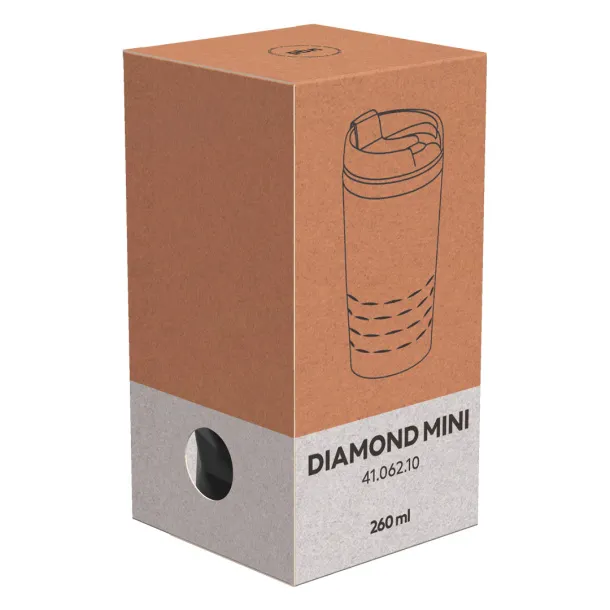 DIAMOND MINI Putna šalica, 260 ml - CASTELLI Crna