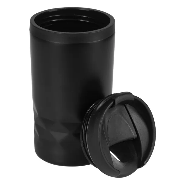 DIAMOND MINI Travel mug, 260 ml - CASTELLI Black