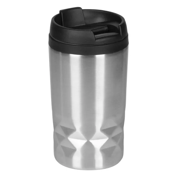 DIAMOND MINI Travel mug, 260 ml - CASTELLI Silver