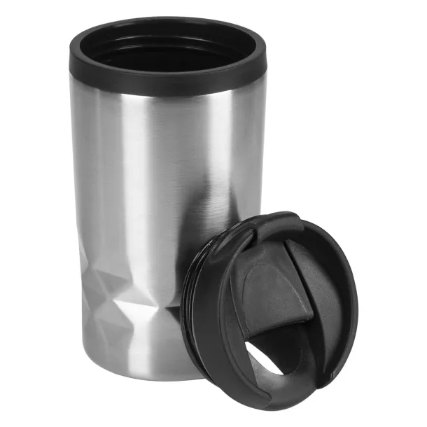 DIAMOND MINI Travel mug, 260 ml - CASTELLI Silver