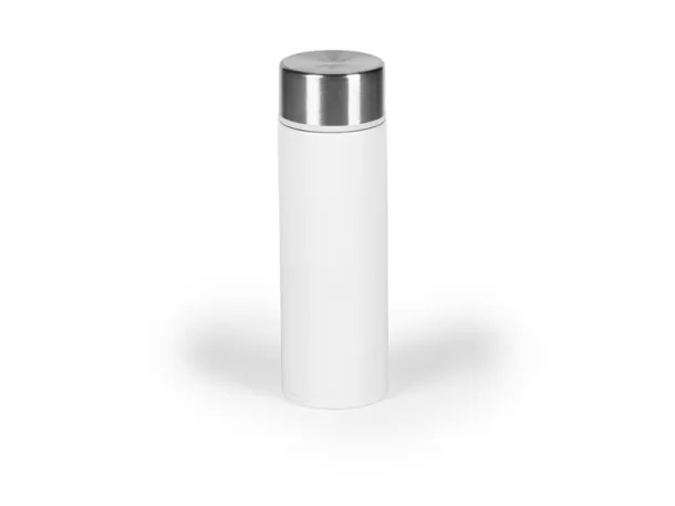 DOPPIO metal travel mug White