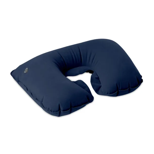 TRAVELCONFORT Inflatable pillow in pouch Blue