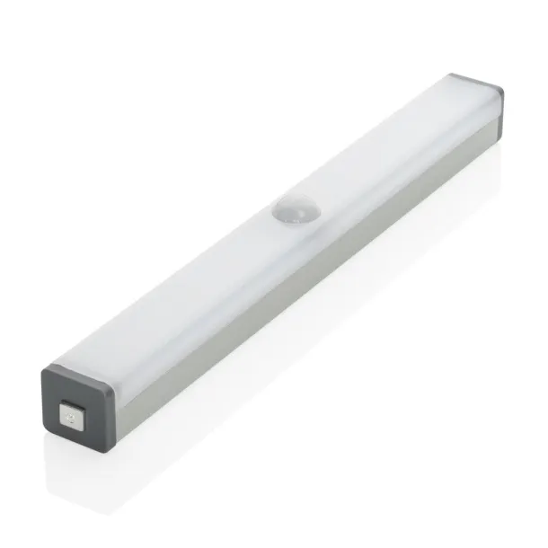  USB-rechargeable motion sensor LED light medium Silver