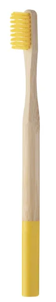 ColoBoo bamboo toothbrush Yellow Natural