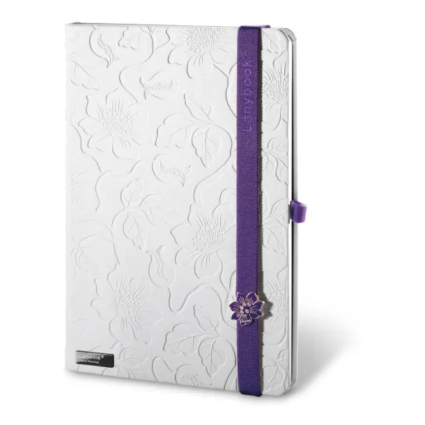 LANYBOOK INNOCENT PASSION WHITE Notepad Purple