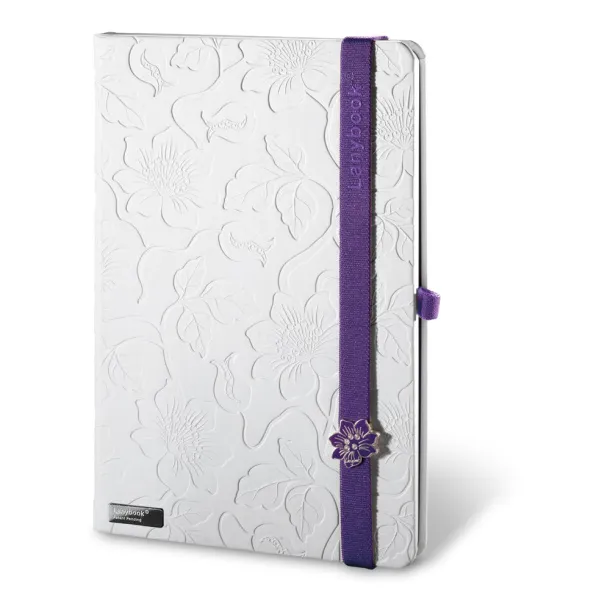 LANYBOOK INNOCENT PASSION WHITE notes Purple