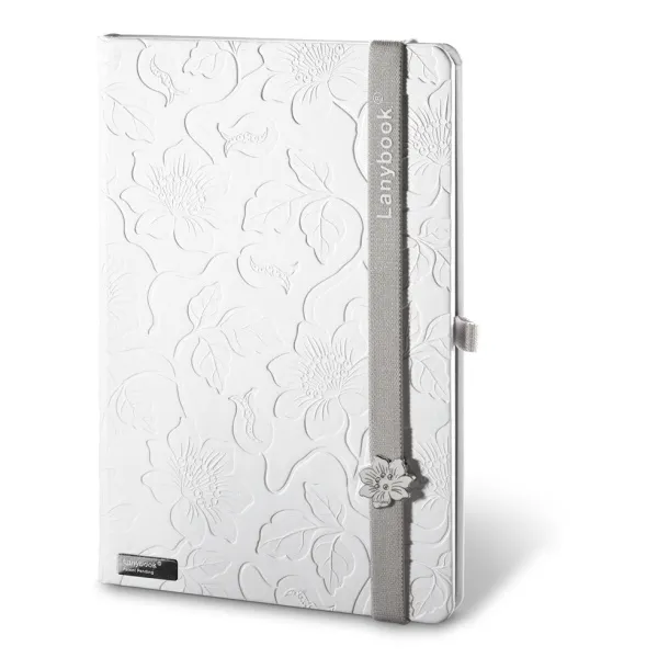 LANYBOOK INNOCENT PASSION WHITE Notepad Grey