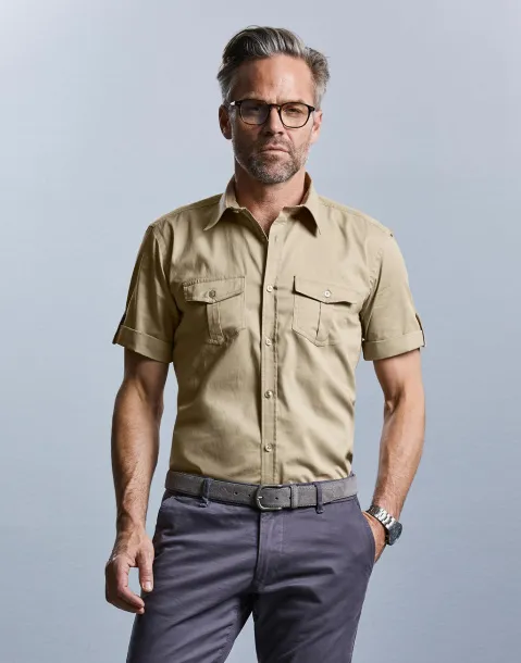  Men's Roll Sleeve Shirt - Russell Collection