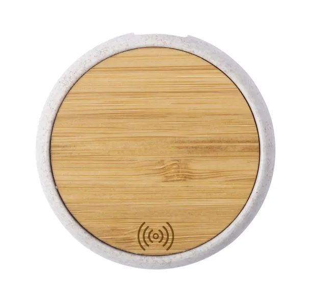 Fiore wireless charger Beige Natural