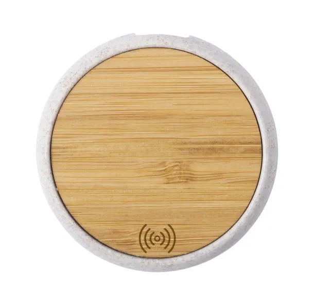 Fiore wireless charger Beige Natural