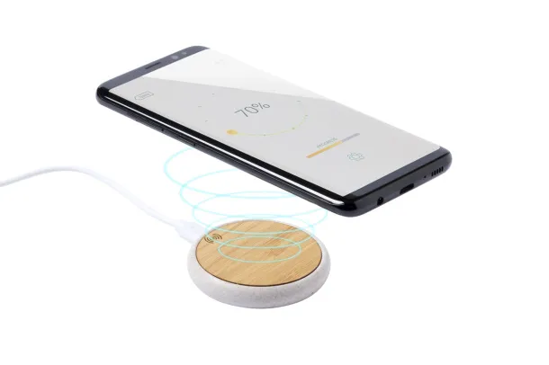 Fiore wireless charger Beige Natural