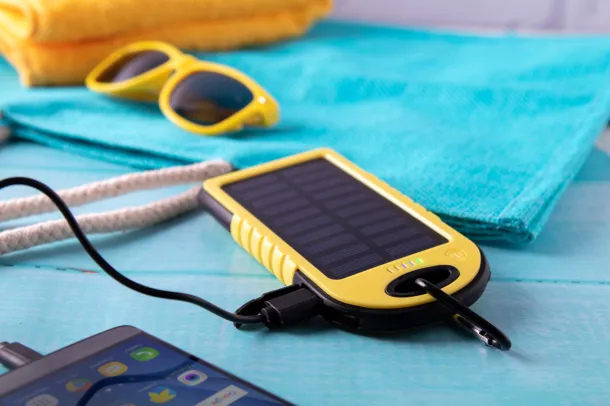 Lenard USB power bank Yellow Black