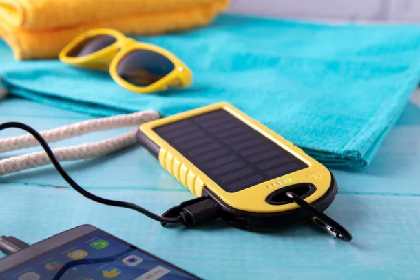 Lenard USB power bank Yellow Black