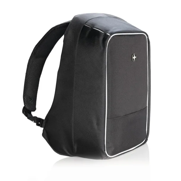  Swiss Peak AWARE™ anti-theft 15.6"laptop backpack - Swiss Peak Black 