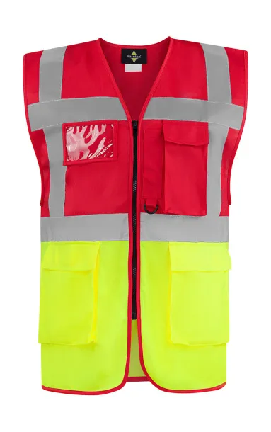  Executive Safety Vest "Hamburg" - Korntex Crvena Yellow