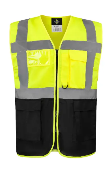  Executive Safety Vest "Hamburg" - Korntex Yellow Black