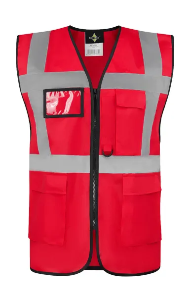  Executive Safety Vest "Hamburg" - Korntex Crvena