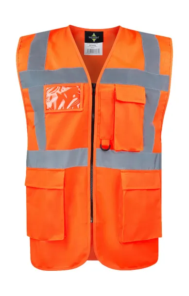  Executive Safety Vest "Hamburg" - Korntex Narančasta