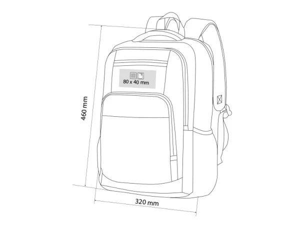 BROKER backpack - BRUNO Black