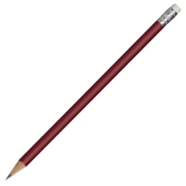 WOODEN METALLIC pencil Red