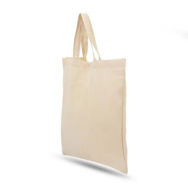  Cotton shopping bag, 140 g/m2 beige