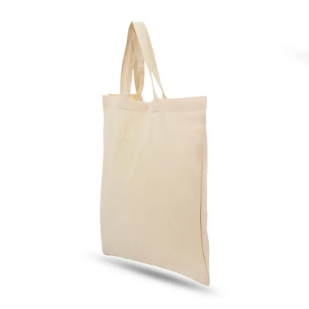  Cotton shopping bag, 140 g/m2 beige