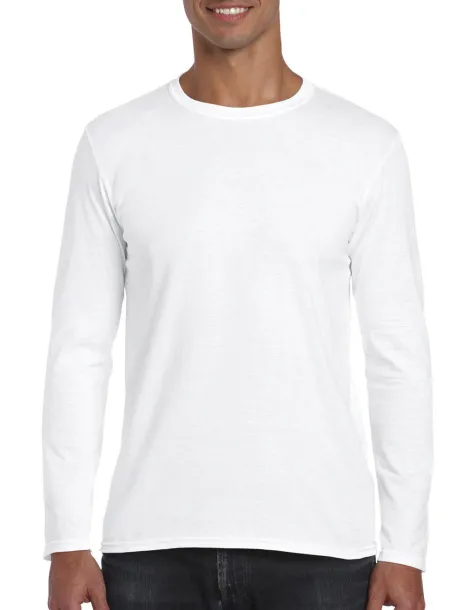  Gildan Mens Softstyle® Long Sleeve Tee - Gildan Bijela