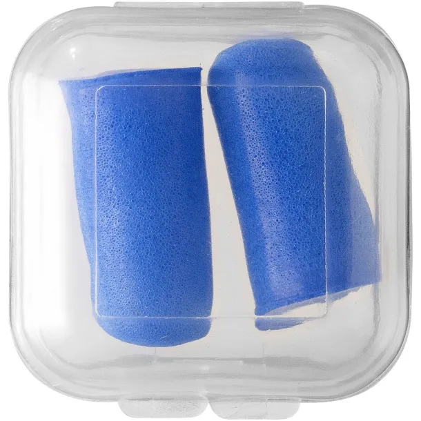 Serenity earplugs with travel case Royal blue