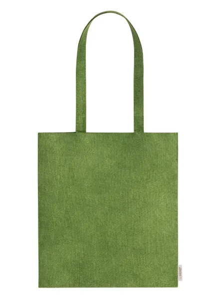 Sativy hemp shopping bag Green