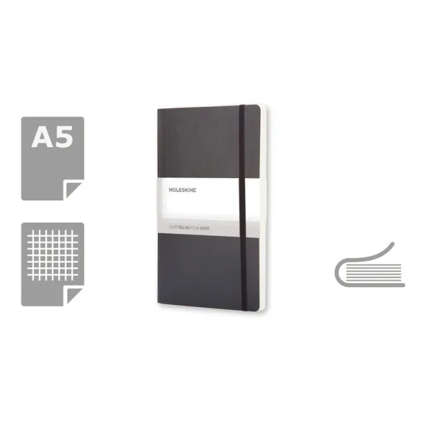  MOLESKINE notes, cca A5 Crna
