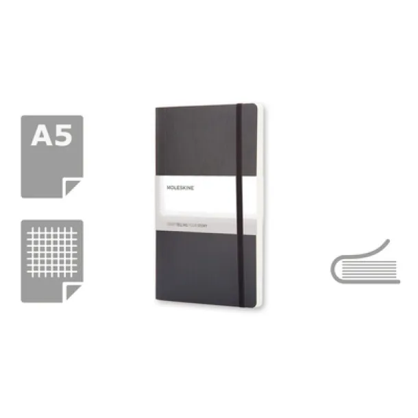  MOLESKINE Notebook approx. A5 Crna