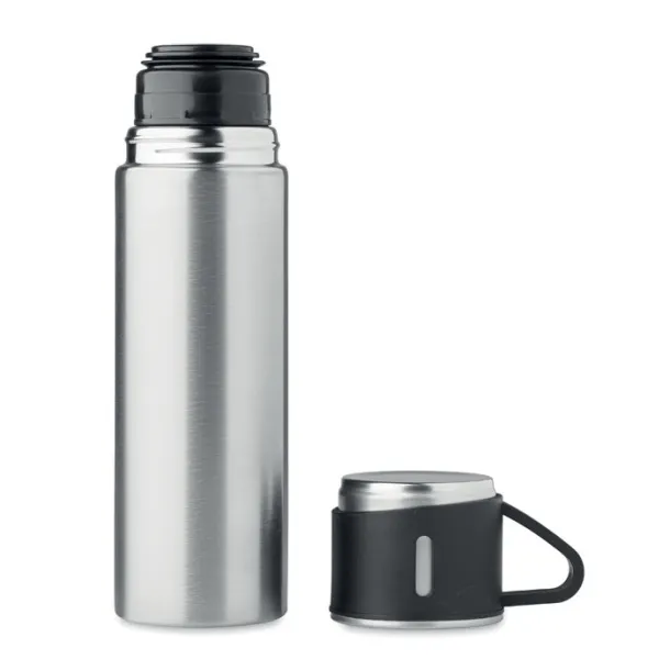 TONIA Double wall bottle 420 ml Matt Silver