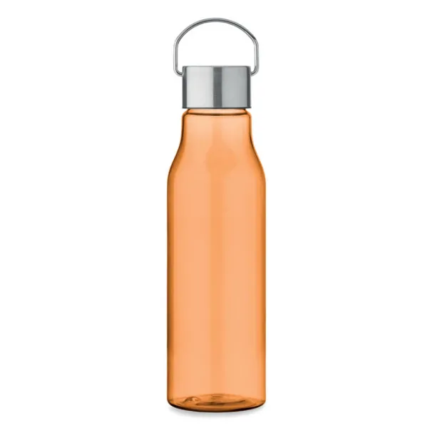 VERNAL RPET bottle with PP lid 600 ml transparent orange