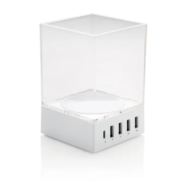  Držač olovaka USB punjač - XD Collection Bijela 