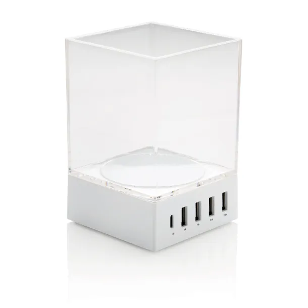  Držač olovaka USB punjač - XD Collection Bijela 