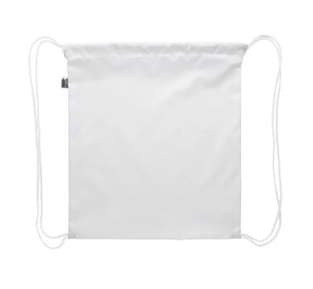 CreaDraw Kids RPET custom drawstring bag for kids White