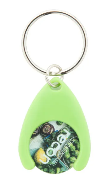 Nelly trolley coin keyring Green