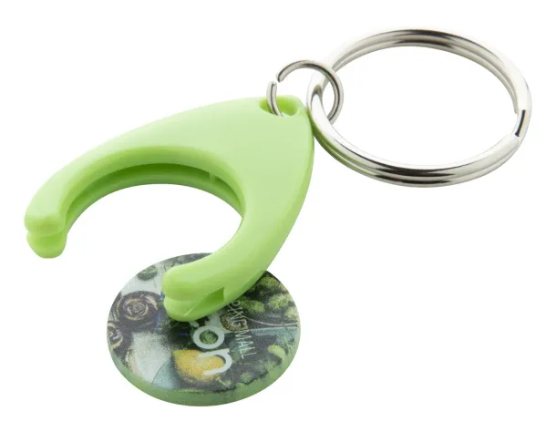 Nelly trolley coin keyring Green