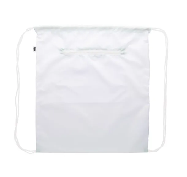 CreaDraw RFID RPET custom drawstring bag White